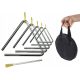  SET DREIECKIGES MUSIKINSTRUMENT + BATON 5 STÜCK + HÜLLE - MONTESSORI