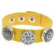  Modulares Armband 3x SNAP Schnappöse BELIEBIGE AUSGEWÄHLTE DESIGNS gelb