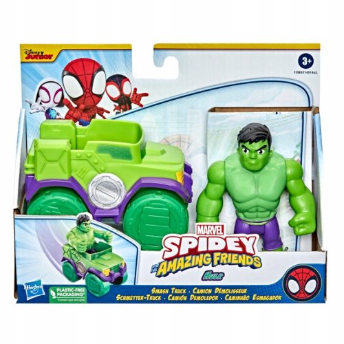  HASBRO SPIDER-MAN SPIDEY HULK MIT FAHRZEUG F3989
