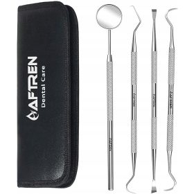  Zahnzubehör, Mundhygieneset, Spiegel, 4-tlg