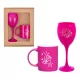  Rosa SET für das Geburtstagskind. Ein Erinnerungsgeschenk für ihren 50. Geburtstag