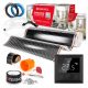  INFRAROT-HEIZFOLIEN-KIT, Leistung 140 W, 100 cm Fläche. 16m² + TF-H5 SCHWARZ