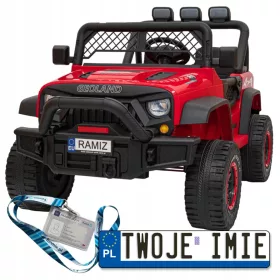    GEOLAND POWER GELÄNDEWAGEN FÜR 2 KINDER FERNBEDIENUNG 2X200W RADIO MP3 LED