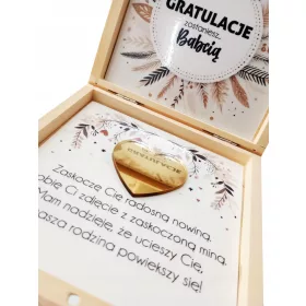    Du wirst Oma, Opa, Tante, Onkel sein, dein Text, dein Geschenk, deine Box, dein Herz