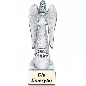    Engel des Glücks für einen Rentner, Statuette, Ruhestandsgeschenk für Glück