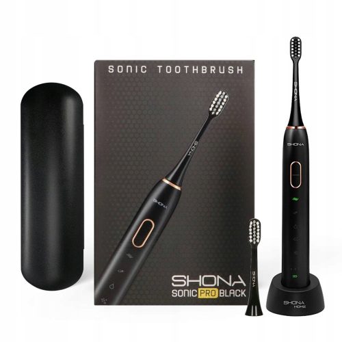  Schallzahnbürste Shona Sonic Pro, schwarz