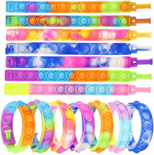  20 Stück PUSH BUBBLE TOY BAND ARMBAND POP IT TOY