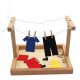  Miniatur-Kleiderbügel-Wäschespielzeug