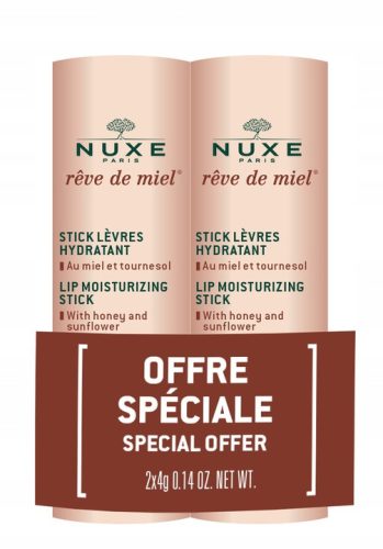 Nuxe Reve de Miel Lippenpflege-Duo mit Honig und Sonnenblume - 2x4g