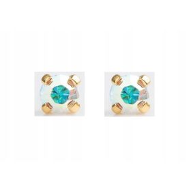  STUDEX SYSTEM 75 Nails Rainbow Stone Ohrringe, Gold