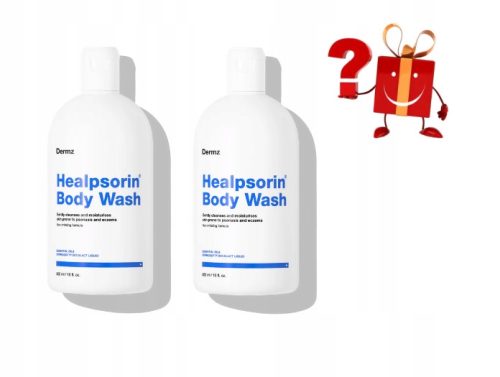 DERMZ ŻEL+ Doppelpack Reinigungsemulsion & GRATIS Healpsorin Gel für Psoriasis und Neurodermitis