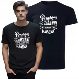    T-Shirt mit Aufdruck als Geschenk zum Tag des Freundes. T-Shirt als Geschenk für ihn