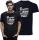  T-Shirt mit Aufdruck als Geschenk zum Tag des Freundes. T-Shirt als Geschenk für ihn