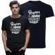  T-Shirt mit Aufdruck als Geschenk zum Tag des Freundes. T-Shirt als Geschenk für ihn