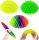  Fidget Wurm Antistress Spielzeug Morphotischer Wurm Set 3 Stück Gelb + Grün