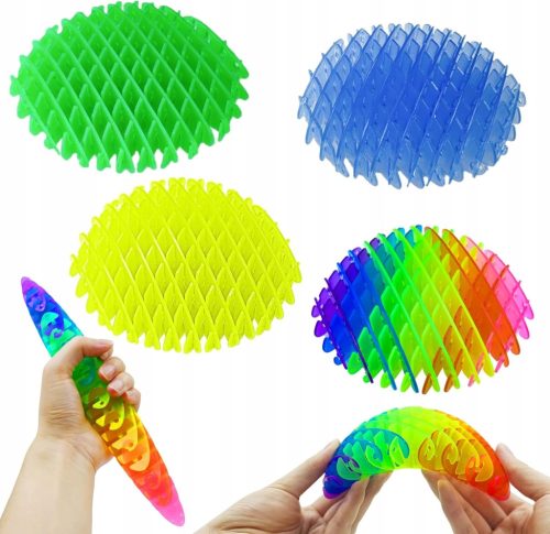  Fidget Worm Antistress Toy Morphotic Worm Set mit 4 Spielzeugen