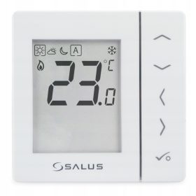  SALUS VS35W TEMPERATURREGLER, WEISSER THERMOSTAT