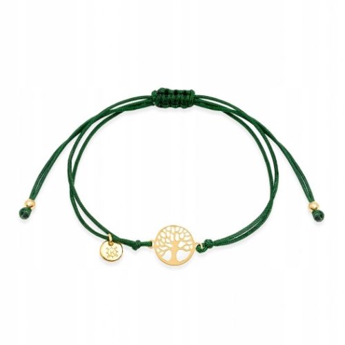  Vergoldetes Schnurarmband mit einem Baum ANIA KRUK