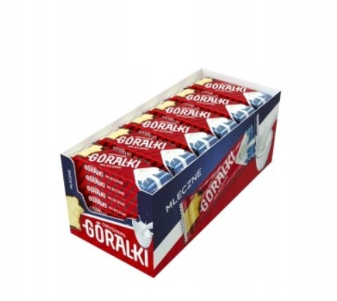 Góralki Mleczne 45g – Knusprige Waffeln mit Milchgeschmack