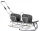  Polnische DUO SLEDGE SILVER GRAPHIT MATRATZE für Kinder Twins STRONG
