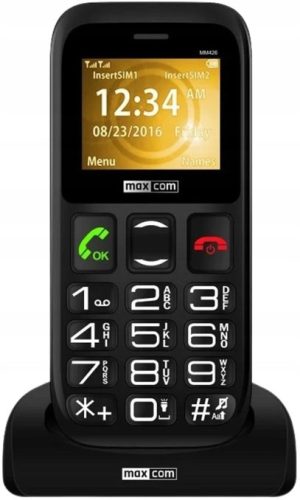  Maxcom MM426 Mobiltelefon 4 MB / 4 MB 2G schwarz