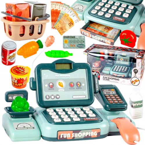  Registrierkasse mit 24-Elementen-LCD-Display