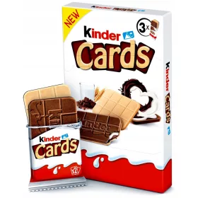   Kinder Cards Waffeln mit Milch-Kakao-Füllung 76,8g x 9 Stück
