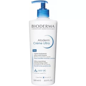   Bioderma Atoderm Creme Ultra – Intensiv feuchtigkeitsspendende Gesichts- und Körpercreme 500 ml