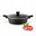 Induktionsgeeignete Marmorpfanne mit Deckel Starke Pro Redwood 28 cm
