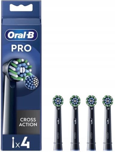  Oral-B EB50 Pro Cross Action Tips Schwarz (4 Stück)