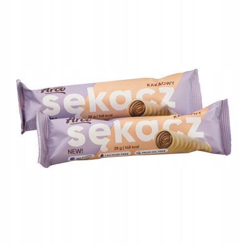 Arco Sweets Sękacz kakaowy Free ohne Zucker und Laktose, 40 Stück Packung