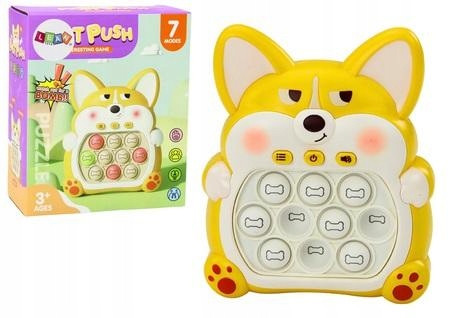  Arcade-Spielekonsole Pop-It Lisek 7 Spielmodi Gelb