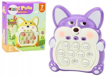  Arcade-Spielekonsole Pop-It Lisek 7 Spielmodi Lila