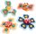  FIDGET SPINNER SET MIT SAUGBECHER 4-TLG