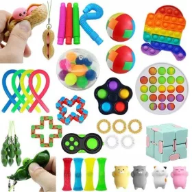  Figet Spin X36 Anti-Stress-Fingerspielzeug, Kunststoff