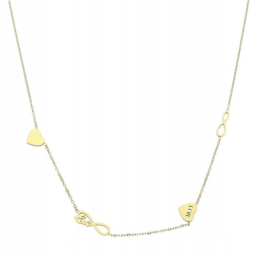  GOLDENE PROMI-HALSKETTE, CHIRURGISCHER STAHL 316L