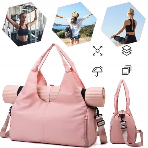  SCHWIMMTASCHE, REISETASCHE MIT SEPARATEM SCHUHFACH, FITNESSTASCHE