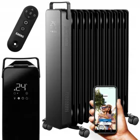  EBERG 2500 W Ölradiator, schwarz