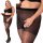  PLUS SIZE 40 DEN Support Relax Strumpfhose SCHWARZ halbmatt Fenome 3/4