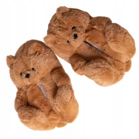    HAUSSCHUHE ZU HAUSE TEDDYBÄREN PLÜSCH WARME KIGURUMI GESCHENK TEDDYBÄR