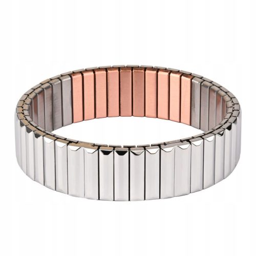  Breites, flexibles Magnetarmband für Damen mit Kupfer und Stahl