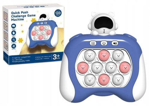  Sensorisches Spiel Space Pop It, batteriebetrieben, Lichter, blaue Geräusche