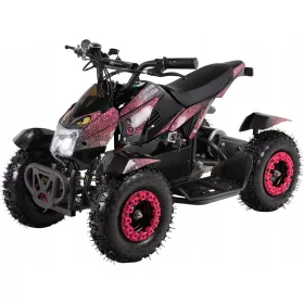  Quad ATV Electric Cobra 800 Watt (Schwarz/Rosa)