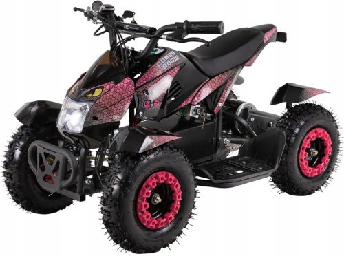  Quad ATV Electric Cobra 800 Watt (Schwarz/Rosa)