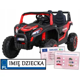    Buggy UTV 2000M Rennwagen, batteriebetrieben, Rot + MP3-Sounds, Lichter +