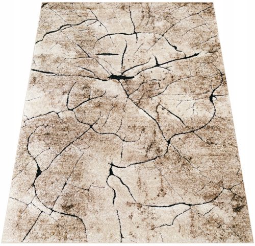Beige Moderner Teppich mit Baumstamm-Design 120x180cm, Hochwertig und Pflegeleicht