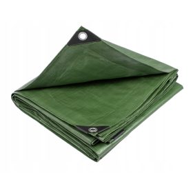 Robuste Grüne Abdeckplane 5x6 m, UV-Schutz und Wasserdicht