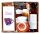  GESCHENKKORB GESCHENK GESCHENK DATE TEE HONIG SIRUP ZITRONE HIMBEERE