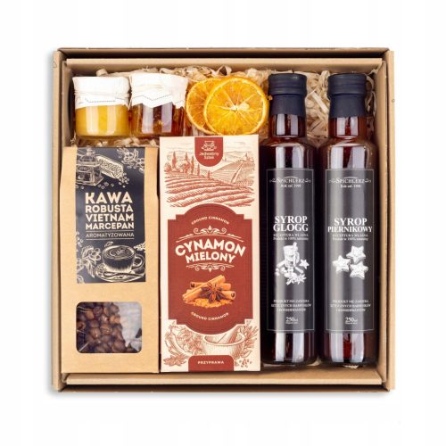  WEIHNACHTSSET Kaffee-Honig-Sirup als Geschenk zu Weihnachten