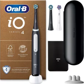    Oral-B iO Technologies SERIE 4 Schwarze elektrische Zahnbürste
